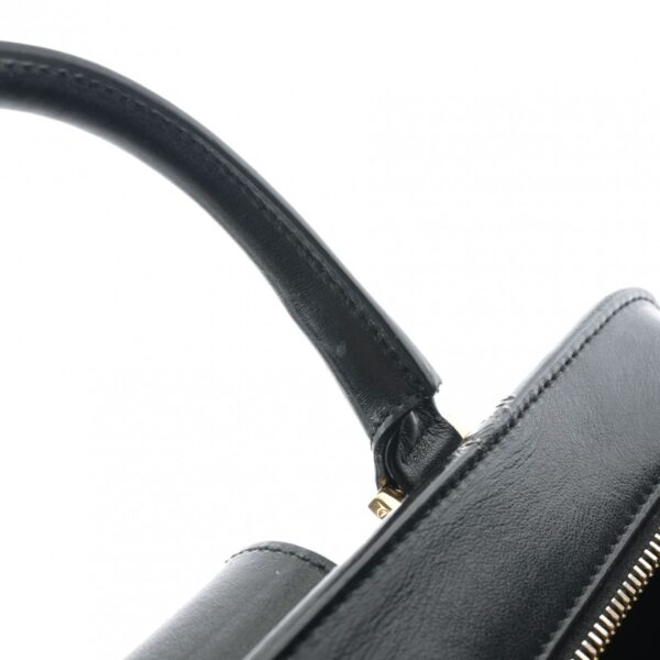 ik 00 0601037 5 Saint Laurent Baby Cabas Handbag Grain Calf Leather Black