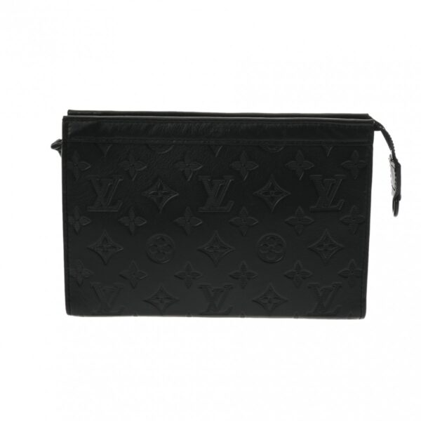 ik 00 0611066 2 Louis Vuitton Monogram Shadow Christopher Wearable Wallet Black