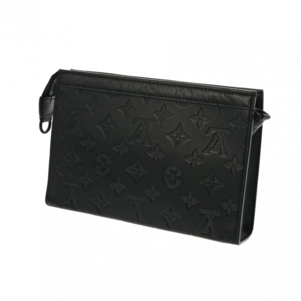 ik 00 0611066 3 Louis Vuitton Monogram Shadow Christopher Wearable Wallet Black