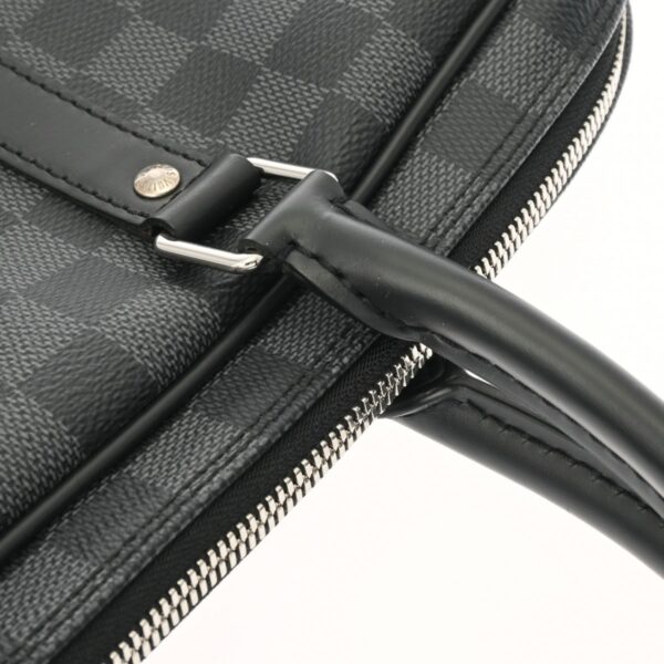 ik 00 0611079 10 Louis Vuitton Damier Graphite PDV PM 2WAY Business Bag Black Gray