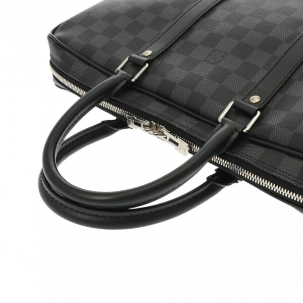 ik 00 0611079 4 Louis Vuitton Damier Graphite PDV PM 2WAY Business Bag Black Gray