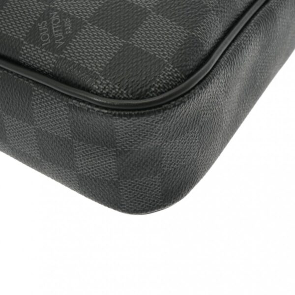 ik 00 0611079 7 Louis Vuitton Damier Graphite PDV PM 2WAY Business Bag Black Gray