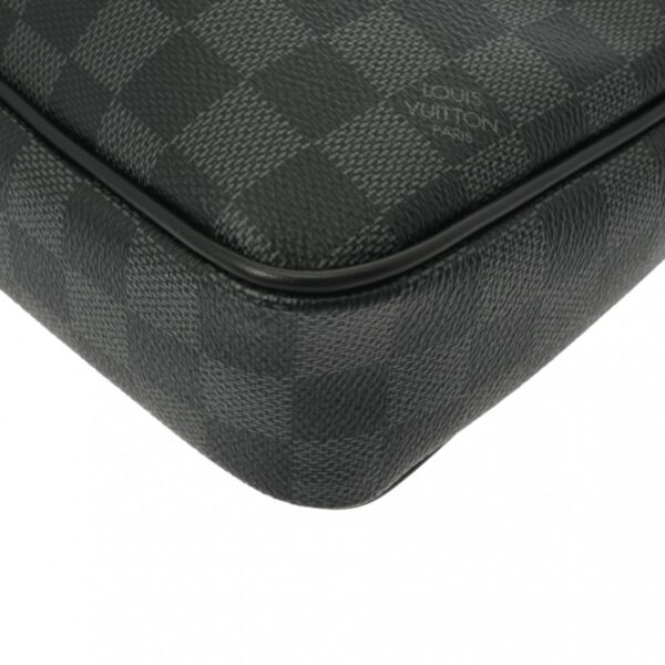 ik 00 0611079 8 Louis Vuitton Damier Graphite PDV PM 2WAY Business Bag Black Gray