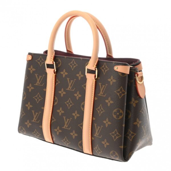 ik 00 0611901 3 Louis Vuitton Monogram Soufflot BB 2WAY Shoulder Bag Brown