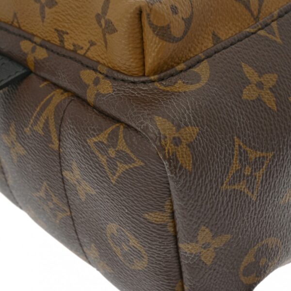 ik 00 0612271 9 Louis Vuitton Reverse Palm Springs Backpack PM Monogram Canvas Brown