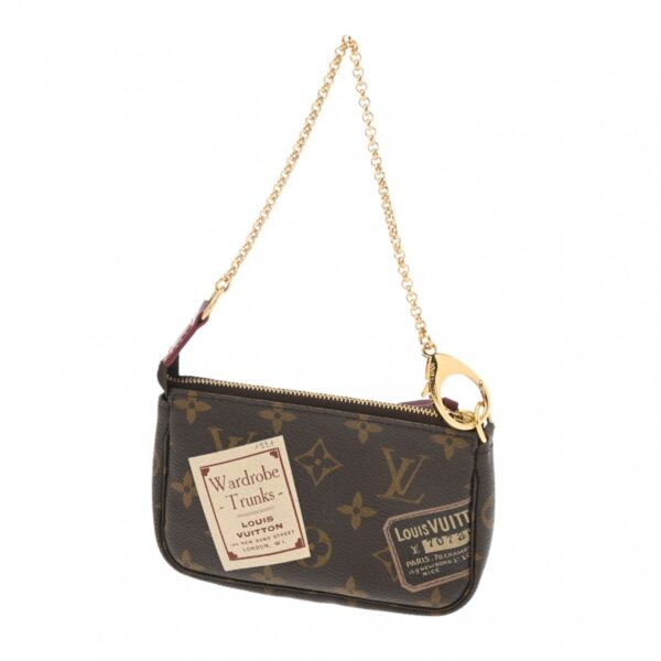 ik 00 0612906 3 Louis Vuitton Monogram Mini Pochette Accessory Label Collection Brown