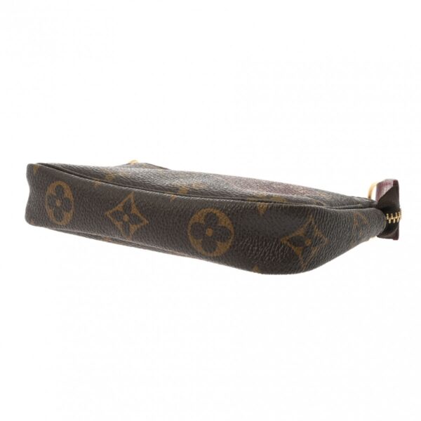 ik 00 0612906 5 Louis Vuitton Monogram Mini Pochette Accessory Label Collection Brown