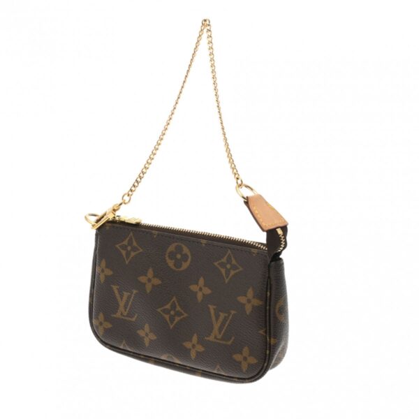 ik 00 0612908 3 Louis Vuitton Monogram Mini Pochette Accessory Brown