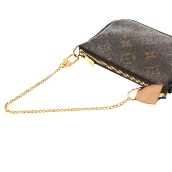 ik 00 0612908 4 Louis Vuitton Monogram Mini Pochette Accessory Brown