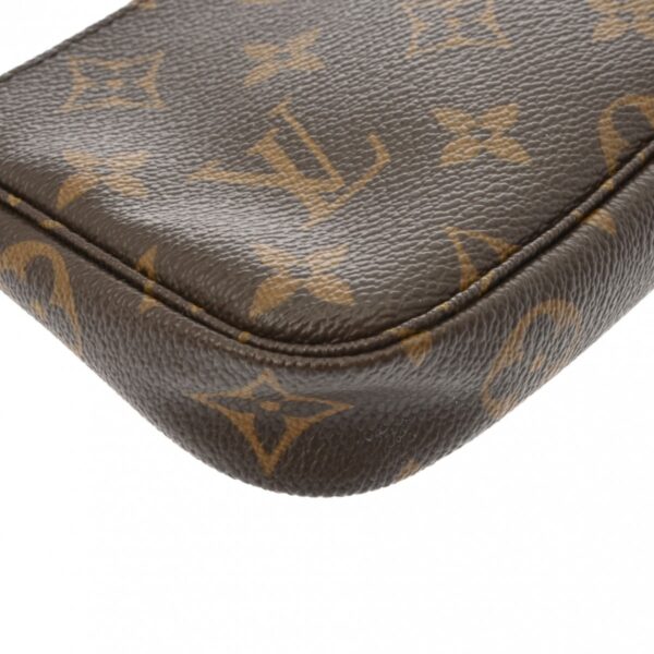 ik 00 0612908 6 Louis Vuitton Monogram Mini Pochette Accessory Brown