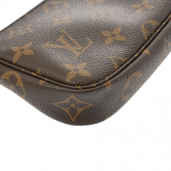 ik 00 0612908 8 Louis Vuitton Monogram Mini Pochette Accessory Brown