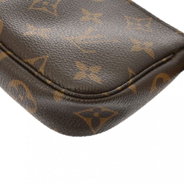 ik 00 0612908 9 Louis Vuitton Monogram Mini Pochette Accessory Brown