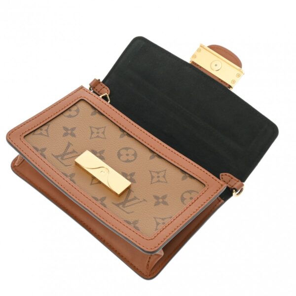 ik 00 0612913 12 Louis Vuitton Monogram Reverse Bum Bag Dauphine Brown