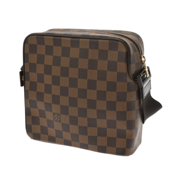 ik 00 0612920 3 Louis Vuitton Damier Olaf PM Shoulder Bag Brown