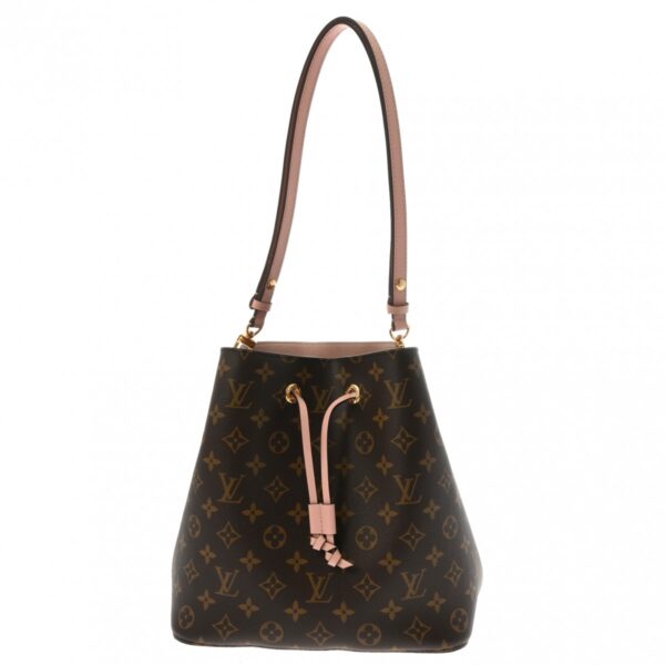 ik 00 0613110 2 Louis Vuitton Néonoé Shoulder Bag Brown Noir Black