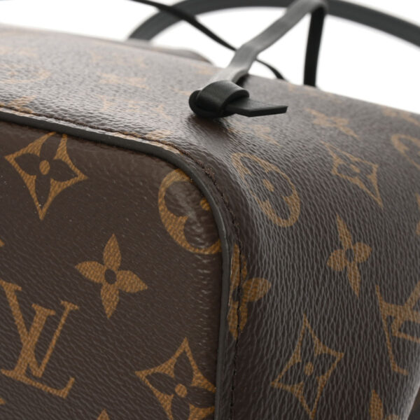 ik 00 0613112 7 Louis Vuitton Monogram Neo Noe Shoulder Bag Brown Noir Black