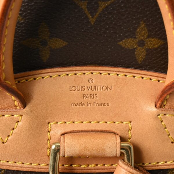 ik 00 0613802 16 Louis Vuitton Mini Monsuri Rucksack Monogram Canvas Brown