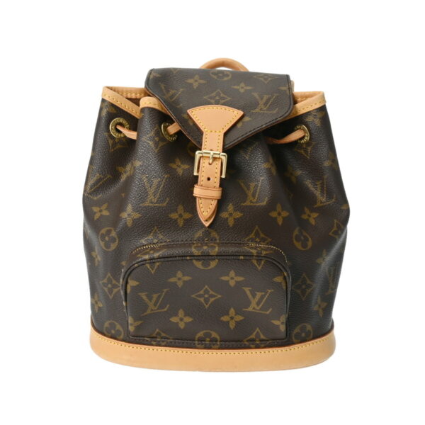 ik 00 0613802 2 Louis Vuitton Mini Monsuri Rucksack Monogram Canvas Brown