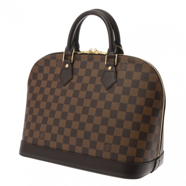 ik 00 0613807 3 Louis Vuitton Alma Handbag Damier Canvas Brown