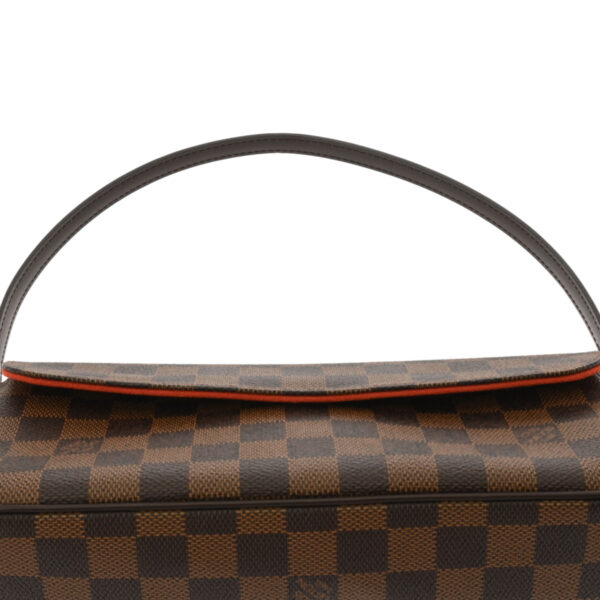 ik 00 0613810 5 Louis Vuitton Recital Shoulder Bag Damier Ebene Brown