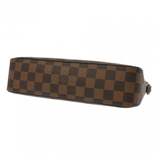 ik 00 0613810 6 Louis Vuitton Recital Shoulder Bag Damier Ebene Brown