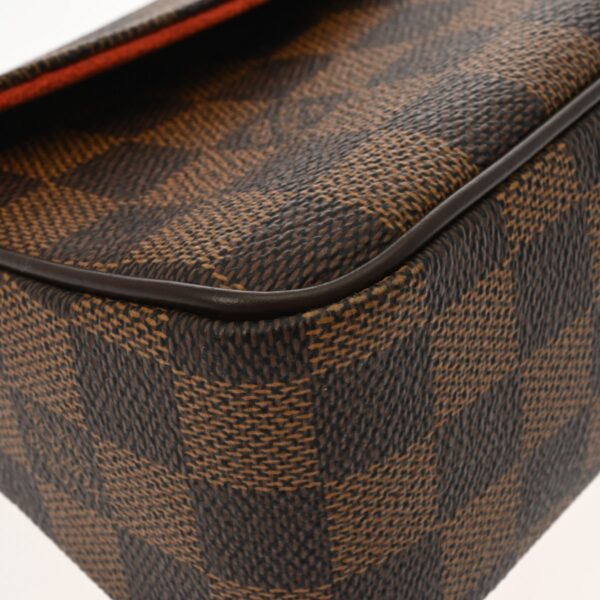 ik 00 0613810 7 Louis Vuitton Recital Shoulder Bag Damier Ebene Brown