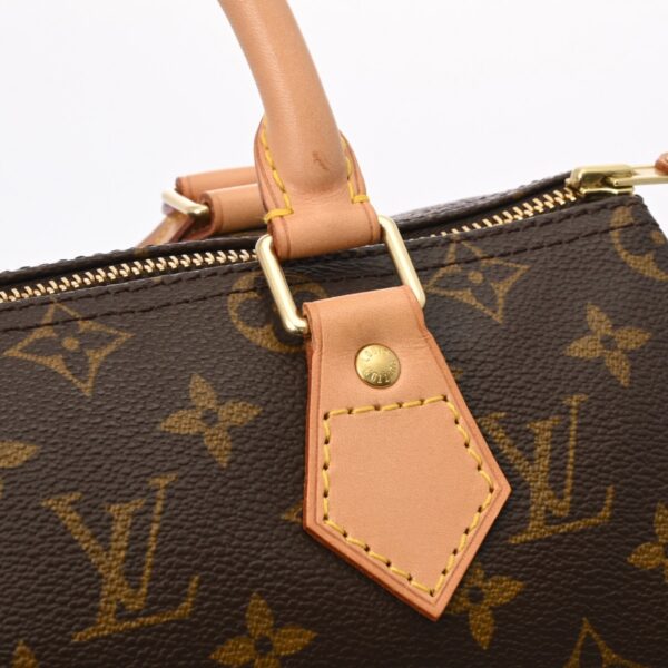 ik 00 0613811 10 Louis Vuitton Speedy 25 Handbag Monogram Canvas Brown