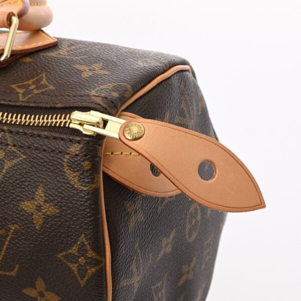 ik 00 0613811 11 Louis Vuitton Speedy 25 Handbag Monogram Canvas Brown