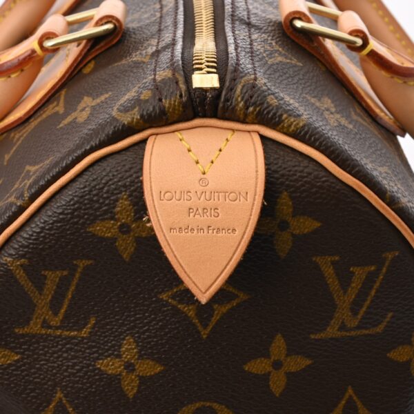 ik 00 0613811 15 Louis Vuitton Speedy 25 Handbag Monogram Canvas Brown