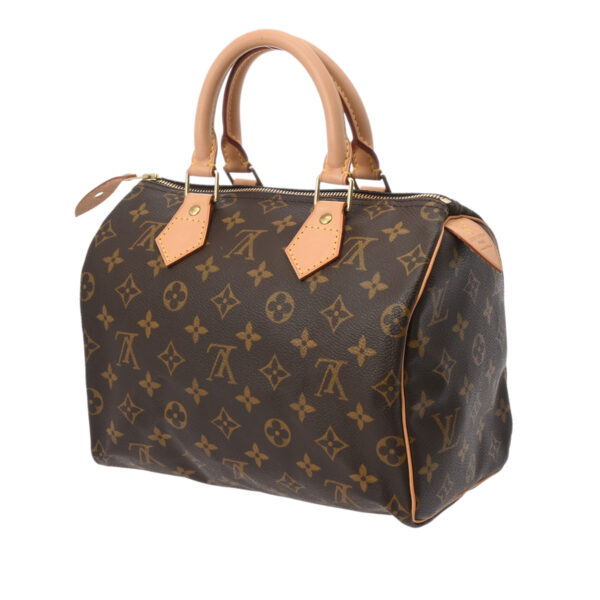 ik 00 0613811 3 Louis Vuitton Speedy 25 Handbag Monogram Canvas Brown