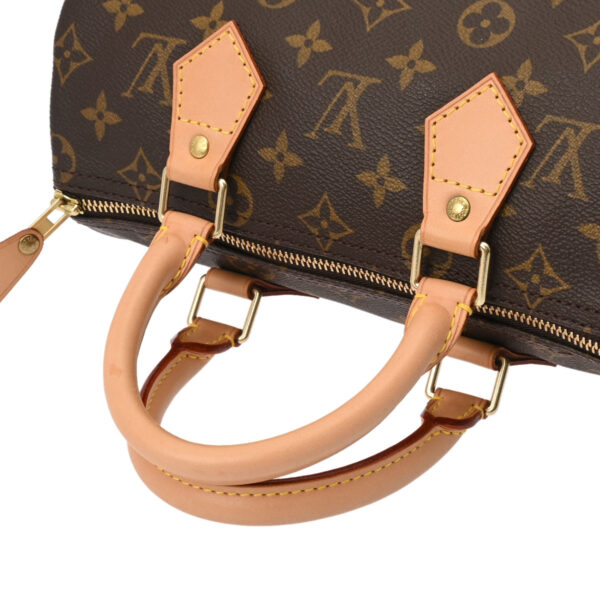 ik 00 0613811 4 Louis Vuitton Speedy 25 Handbag Monogram Canvas Brown