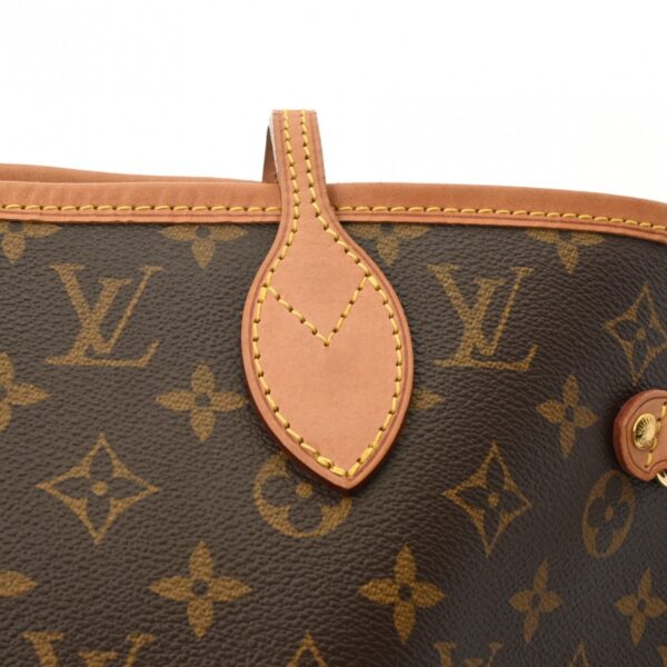 ik 00 0613813 10 Louis Vuitton Monogram Neverfull MM Tote Bag Beige