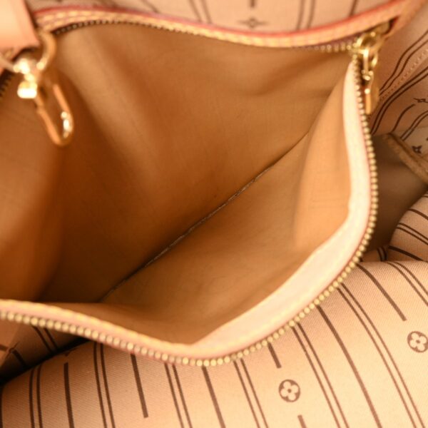 ik 00 0613813 14 Louis Vuitton Monogram Neverfull MM Tote Bag Beige