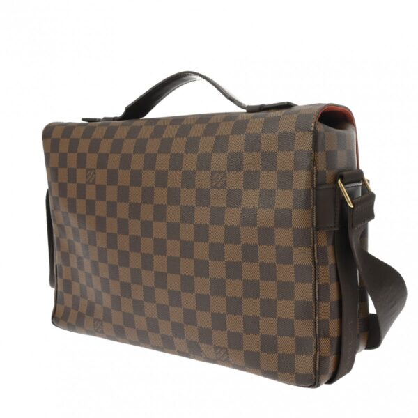 ik 00 0613907 3 Louis Vuitton Broadway Shoulder Bag Damier Canvas Brown