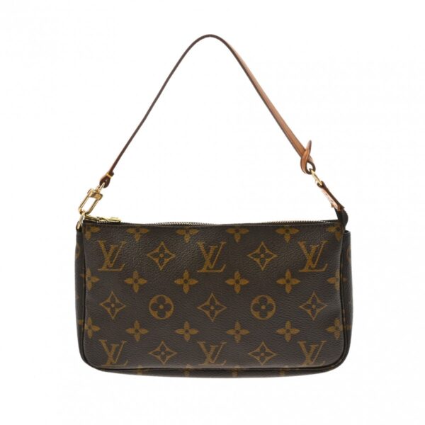 ik 00 0613928 2 Louis Vuitton Pochette Accessoire Pouch Monogram Canvas Brown