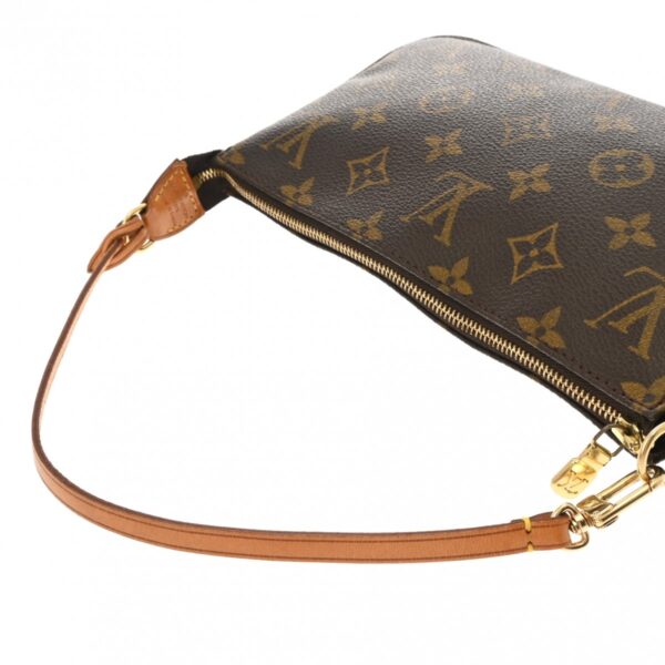 ik 00 0613928 4 Louis Vuitton Pochette Accessoire Pouch Monogram Canvas Brown