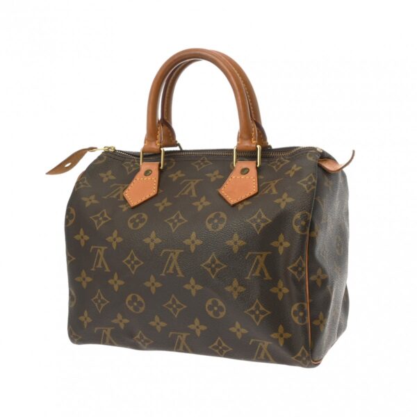 ik 00 0613938 3 Louis Vuitton Speedy 25 Handbag Monogram Canvas Brown