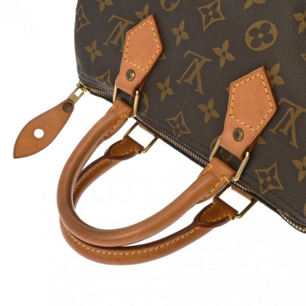 ik 00 0613938 4 Louis Vuitton Speedy 25 Handbag Monogram Canvas Brown