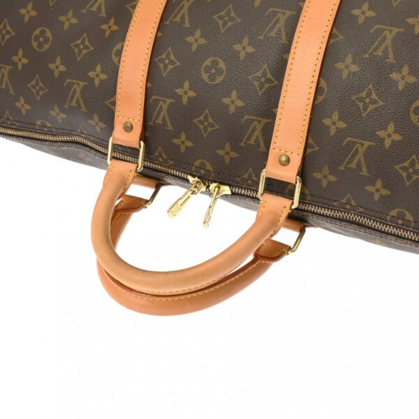 ik 00 0613949 4 Louis Vuitton Keepall Bandouliere 50 2Way Bag Monogram Canvas Brown