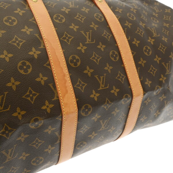 ik 00 0613958 11 Louis Vuitton Keepall 55 Bag Monogram Canvas Brown