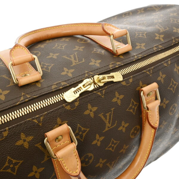 ik 00 0613958 12 Louis Vuitton Keepall 55 Bag Monogram Canvas Brown