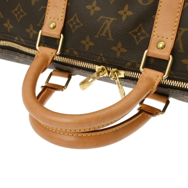 ik 00 0613958 4 Louis Vuitton Keepall 55 Bag Monogram Canvas Brown