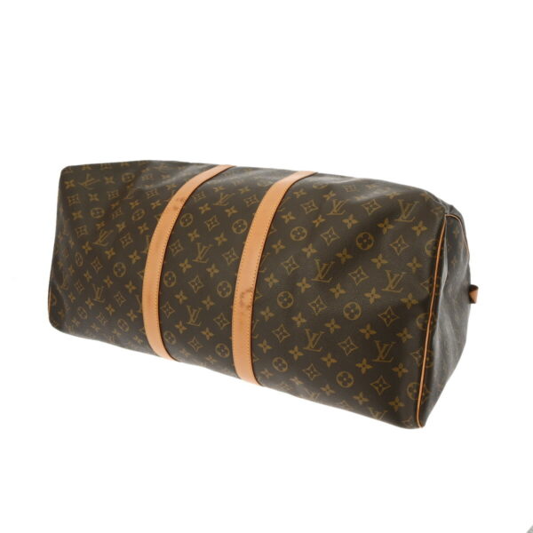 ik 00 0613958 6 Louis Vuitton Keepall 55 Bag Monogram Canvas Brown