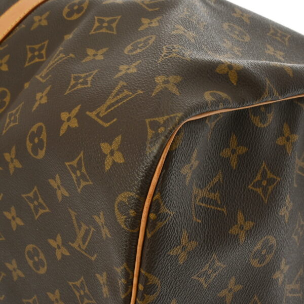 ik 00 0613958 8 Louis Vuitton Keepall 55 Bag Monogram Canvas Brown