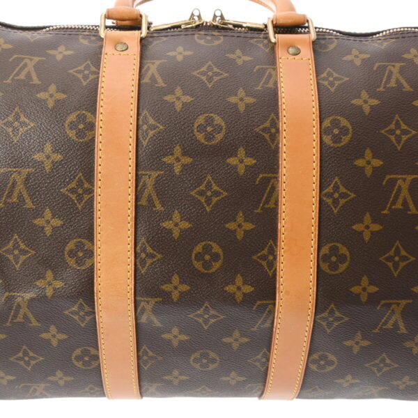 ik 00 0613960 10 Louis Vuitton Keepall 45 Bag Monogram Canvas Brown