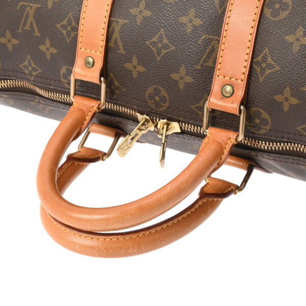 ik 00 0613960 4 Louis Vuitton Keepall 45 Bag Monogram Canvas Brown