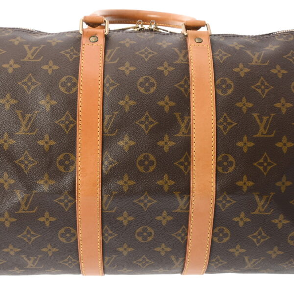 ik 00 0613960 9 Louis Vuitton Keepall 45 Bag Monogram Canvas Brown