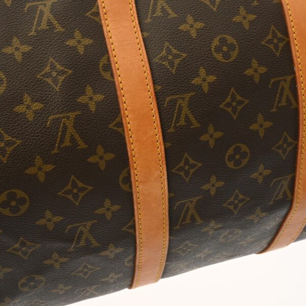 ik 00 0613972 10 Louis Vuitton Keepall 50 Bag Monogram Canvas Brown