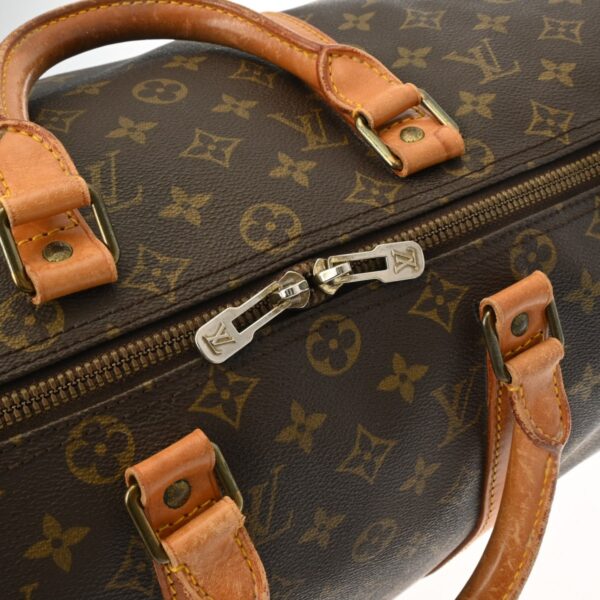 ik 00 0613972 11 Louis Vuitton Keepall 50 Bag Monogram Canvas Brown