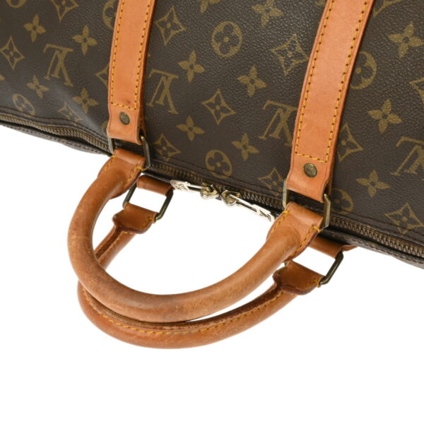 ik 00 0613972 4 Louis Vuitton Keepall 50 Bag Monogram Canvas Brown